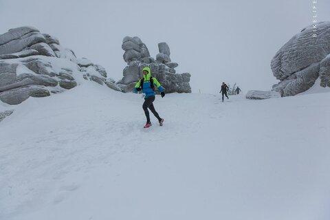 Michał während Zimowy Ultramaraton Karkonoski 2020