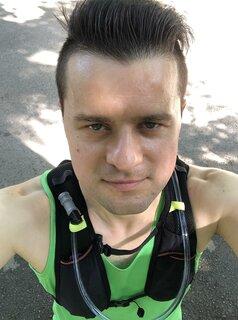 Paweł während Zamczyska Trail 2020