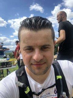 Paweł während Ultramaraton Jaga-Kora 2020