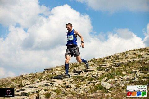Łukasz während Ultramaraton Babia Góra 2020