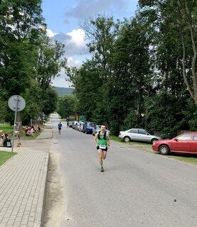 Paweł während Ultramaraton Magurski 2020