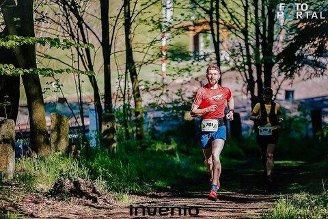 Dawid während Półmaraton Górski Jedlina-Zdrój 2021