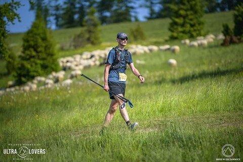 Marcin während Pieniny Ultra-Trail 2021