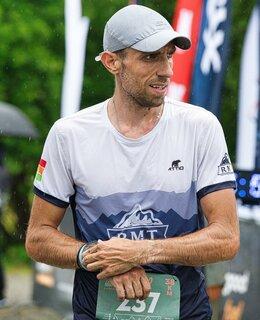 Marcin während XRun - Wyspowy Trail 2021