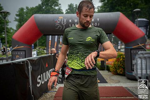 Michał während Dolnośląski Festiwal Biegów Górskich 2021