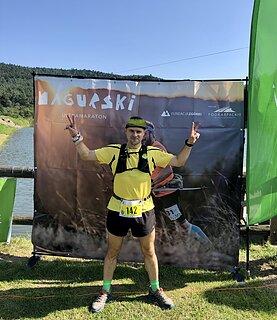 Paweł während Ultramaraton Magurski 2021