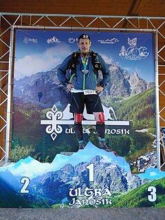 Tomasz während Janosik Ultra Race 2021