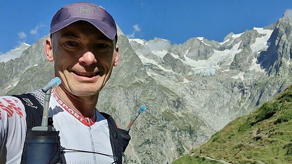 Sebastian während UTMB 2021