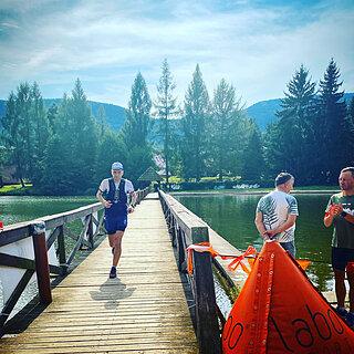Rafał während Garmin Ultra Race Radków 2021