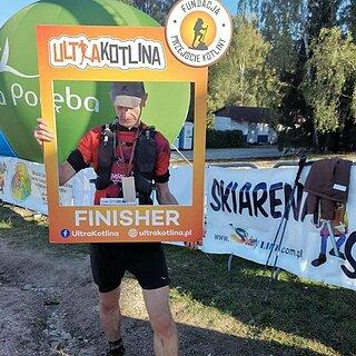 Marcin während UltraKotlina 2021
