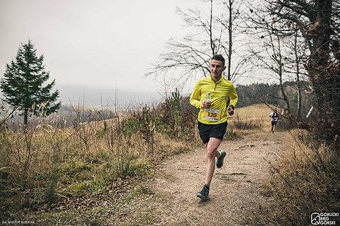 Krzysztof während Gorlicki Bieg Górski 2021