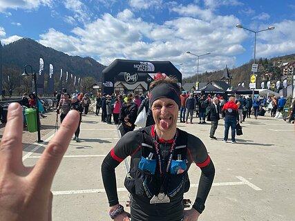 Robert während Pieniny Ultra-Trail 2022