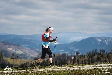 Agnieszka während Pieniny Ultra-Trail 2022