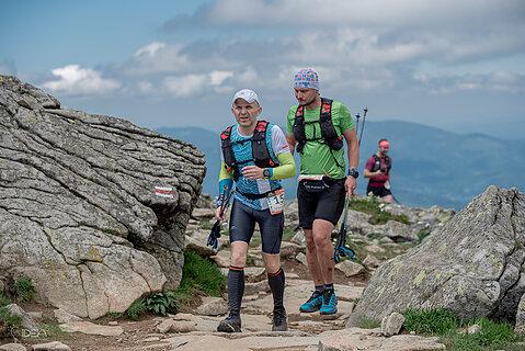 Andrzej während Ultramaraton Babia Góra 2022