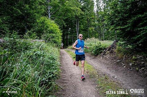 Michał während Super Bieg Bielawa 2022