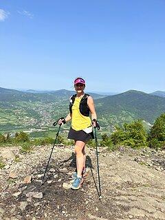 Katarzyna während Ultra-Trail® Małopolska 2023