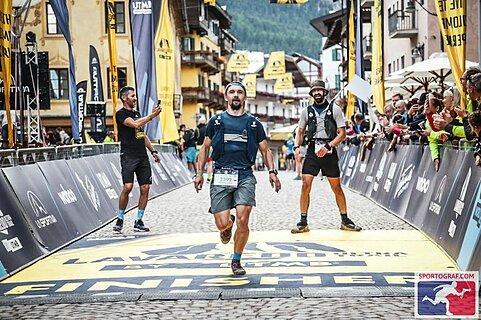 Przemysław während Lavaredo Ultra Trail 2023