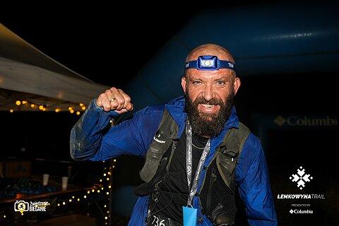 Grzegorz während Łemkowyna Ultra-Trail® 2023