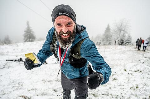 Grzegorz während Półmaraton Górski Orzeł 2023