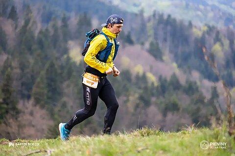 Przemysław während Pieniny Ultra-Trail 2024