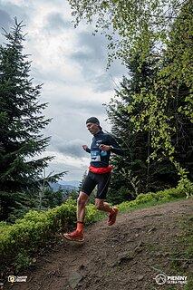 Miłosz während Pieniny Ultra-Trail 2024