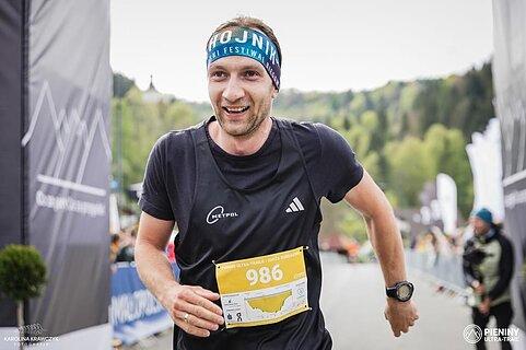 Jakub während Pieniny Ultra-Trail 2024
