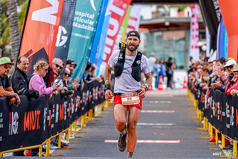 Michał während Madeira Island Ultra Trail 2024