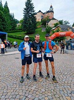Andrzej während Rychlebský Maraton 2024