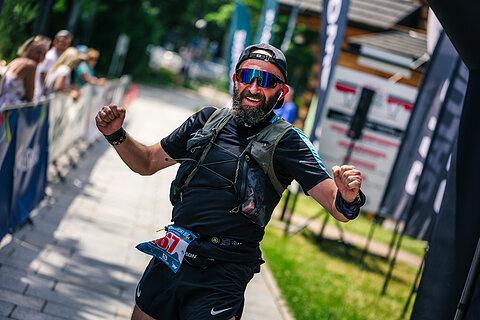 Grzegorz während Zakopiański weekend biegowy z Sokołem 2024