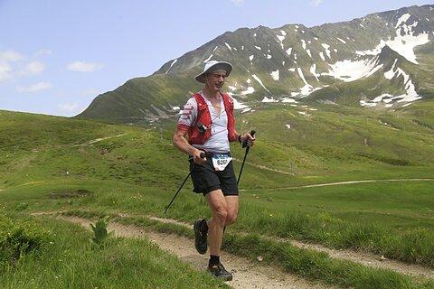 Sebastian während Marathon du Mont-Blanc 2024