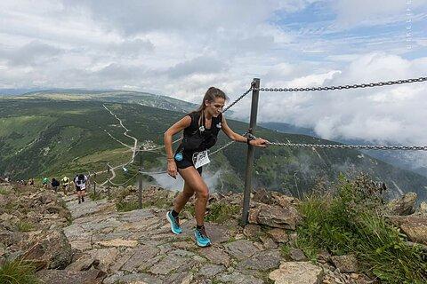 Katarzyna während 3 X Śnieżka = 1 X Mont Blanc 2024