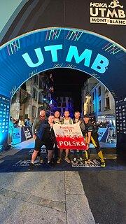 Krzysztof während UTMB 2024
