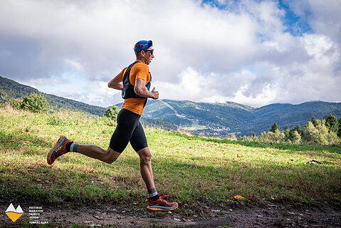 Daniel während Festiwal Górski Maraton Trzech Jezior 2024