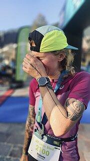 Elżbieta während Julian Alps Trail Run 2024