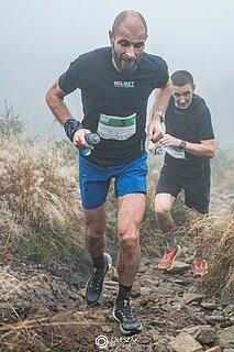 Michał während Baran Trail Race 2024