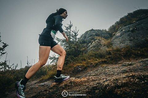Agata während Baran Trail Race 2024