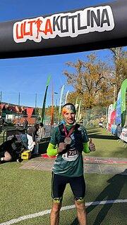 Michał während UltraKotlina 2024
