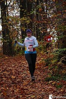 Katarzyna während Grand Prix Krakowa w biegach górskich 2024