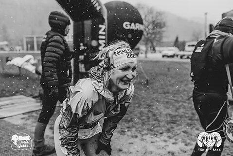 Ewelina während Baran Trail Race Zima 2025