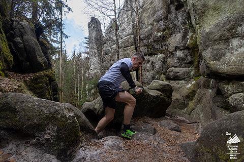 Tomasz während Kudowska Sztafeta Górska 2025