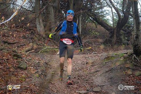 Piotr während Pieniny Ultra-Trail 2025