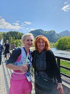 Ewelina während Pieniny Ultra-Trail 2025