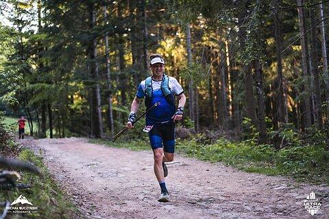 Paweł während Garmin Ultra Race Myślenice 2025