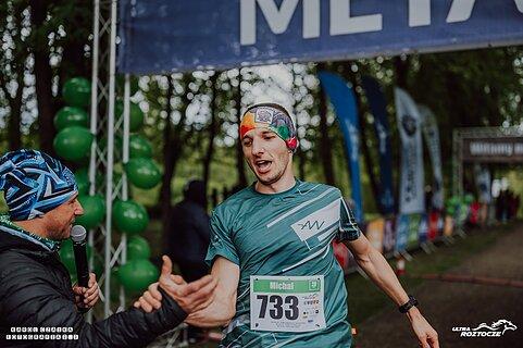 Michał während Roztocze Ultra Race 2025