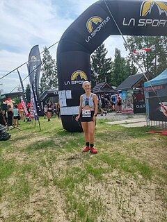 Ewelina während Ultramaraton Babia Góra 2025