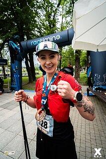 Sabina während XRun - Wyspowy Trail 2025