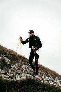 Michał während Bieg Ultra Granią Tatr 2025