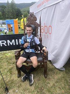 Rafał während Garmin Ultra Race Radków 2025