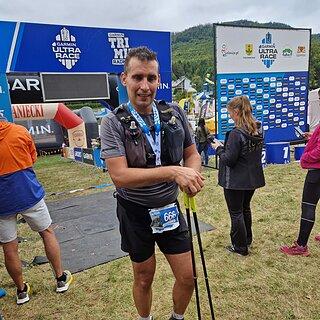 Eryk während Garmin Ultra Race Radków 2025
