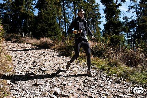 Michał während Baran Trail Race 2025